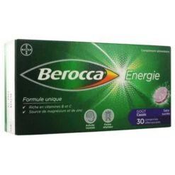 Berocca Energie Cassis 30 Comprimés Effervescents