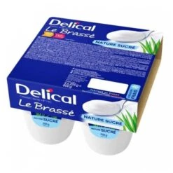 Délical Brassé Nature Sucré 4x200 Grammes