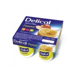 Délical Nutra Pote Pomme 4x200 Grammes