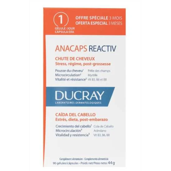 Ducray Anacaps Reactiv 90 Gélules 1 Ducray Anacaps Reactiv 90 Gélules