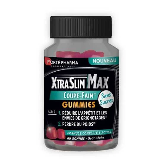 Forte Pharma Xtraslim Max Coupe Faim 60 Gummies 1 Forte Pharma Xtraslim Max Coupe Faim 60 Gummies