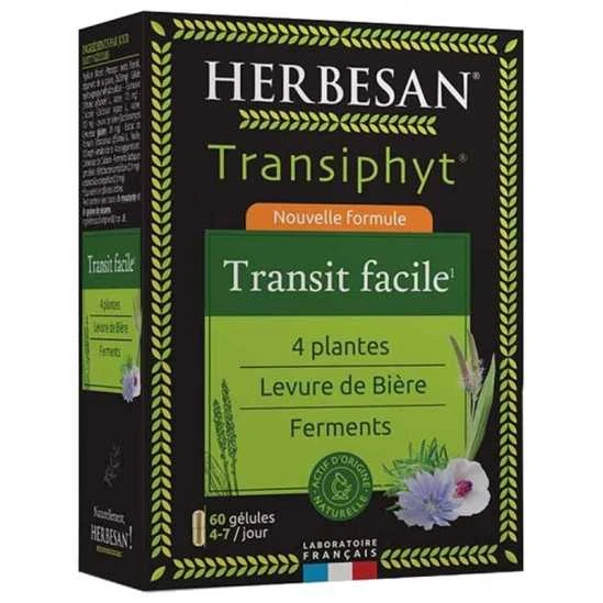 Herbesan Transiphyt Transit Intestinal 60 Gélules 1 Herbesan Transiphyt Transit Intestinal 60 Gélules