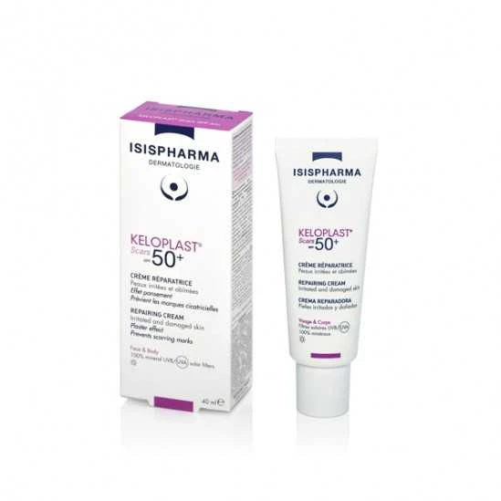 Isispharma Keloplast Scars Crème Réparatrice Protectrice Spf50+ 40ml 1 Isispharma Keloplast Scars Crème Réparatrice Protectrice Spf50+ 40ml