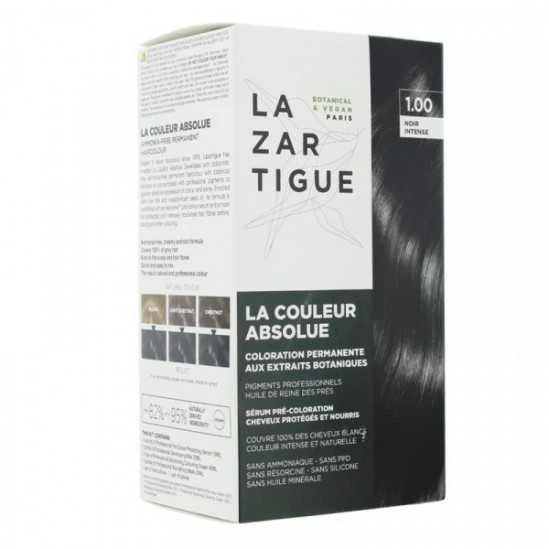 Lazartigue Couleur Absolue 1.00 Noir Intense 1 Lazartigue Couleur Absolue 1.00 Noir Intense