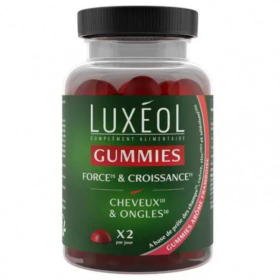 Luxeol Force Croissance Gummies Boite De 60 1 Luxeol Force Croissance Gummies Boite De 60