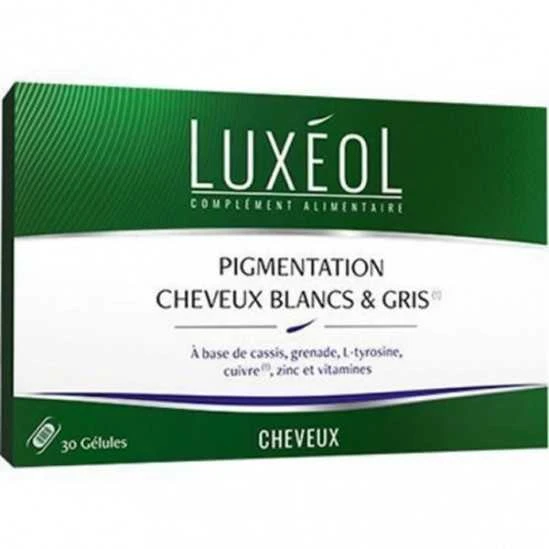 Luxéol Pigmentation Cheveux Blanc Et Gris 30 Gélules 1 Luxéol Pigmentation Cheveux Blanc Et Gris 30 Gélules