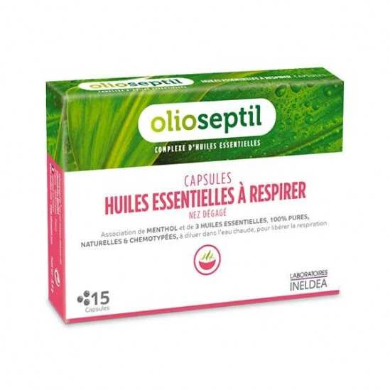 Olioseptil Capsules Huile Essentielle Nez Dégagé Boite De 15 1 Olioseptil Capsules Huile Essentielle Nez Dégagé Boite De 15