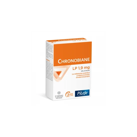Pileje Chronobiane Lp 1,9mg Mélatonine 60 Comprimés 1 Pileje Chronobiane Lp 1,9mg Mélatonine 60 Comprimés