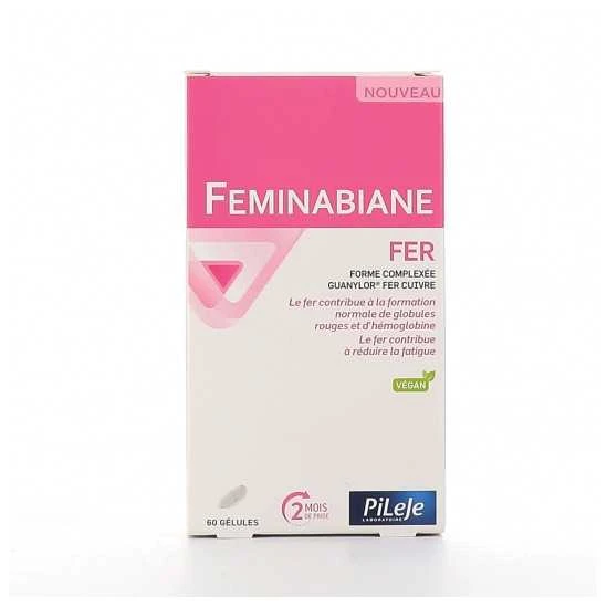 Pileje Feminabiane Fer 60 Gélules 1 Pileje Feminabiane Fer 60 Gélules