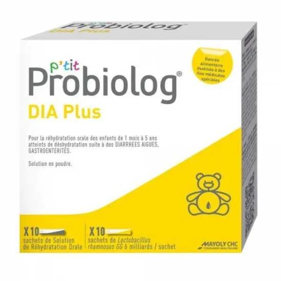 Probiolog Dia Plus Enfant Nourrisson Boîte 2x10 Sticks 1 Probiolog Dia Plus Enfant Nourrisson Boîte 2x10 Sticks