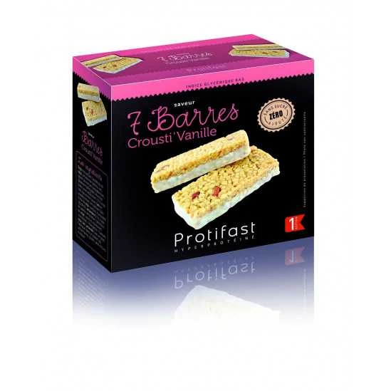 Protifast Barre Crousti Vanille Boite De 7 1 Protifast Barre Crousti Vanille Boite De 7