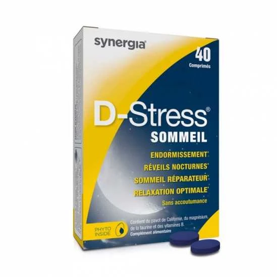 Synergia D Stress Sommeil 40 Comprimés 1 Synergia D Stress Sommeil 40 Comprimés