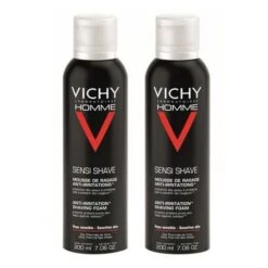 Vichy Homme Mousse De Rasage Anti-irritations 2x200ml